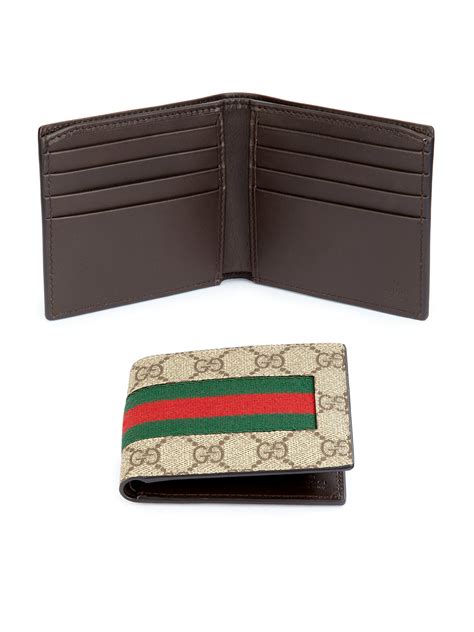 gucci canvas mens wallet|brand new gucci wallet girls.